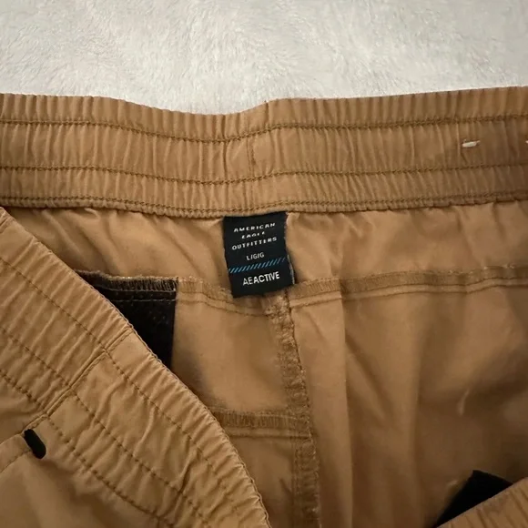 Men's AE Tan Jogger Pants - Picture 2 of 5